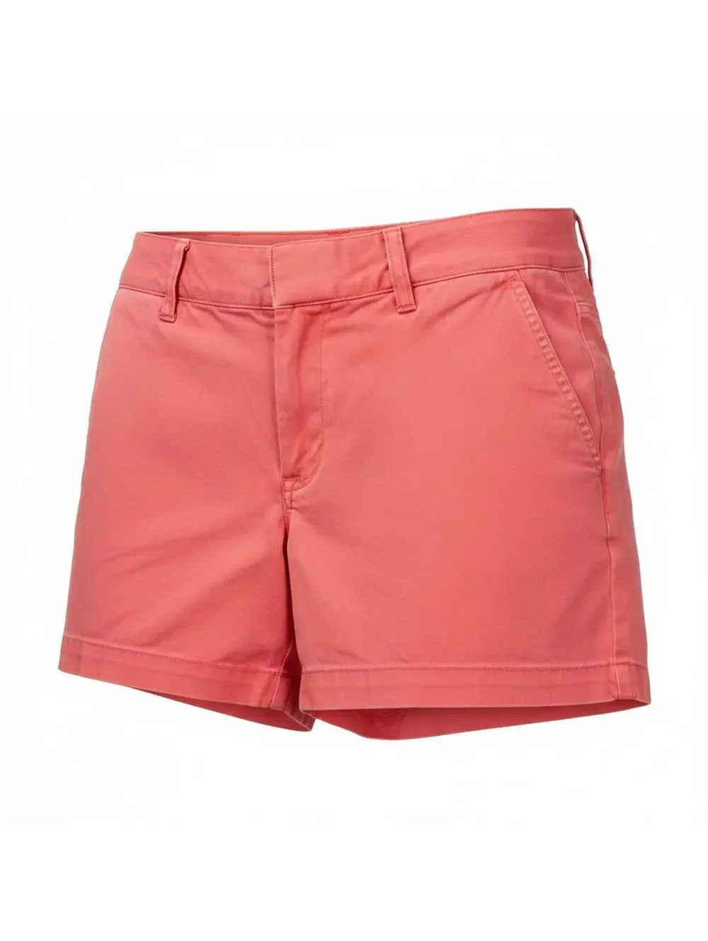 J. Crew Women’s Chino Shorts Size 2 Coral Pink Low Rise Cotton EUC Summer